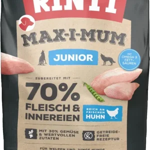 Online Kaufen Sparpaket RINTI Max-I-Mum Junior Huhn 2x12kg Hundetrockenfutter